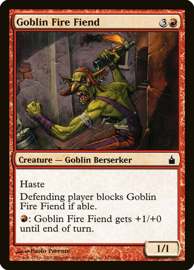Goblin Fire Fiend [Ravnica: City of Guilds] | Yard's Games Ltd