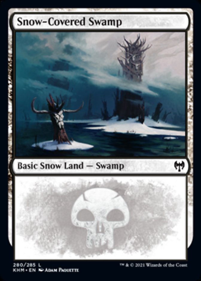 Snow-Covered Swamp (280) [Kaldheim] | Yard's Games Ltd