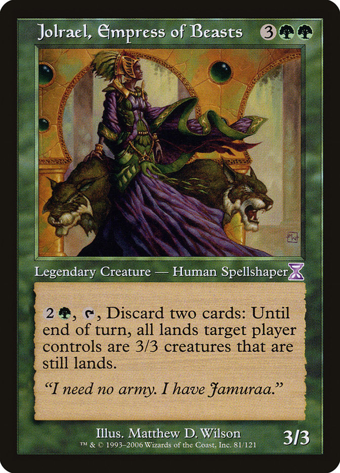 Jolrael, Empress of Beasts [Time Spiral Timeshifted] | Yard's Games Ltd