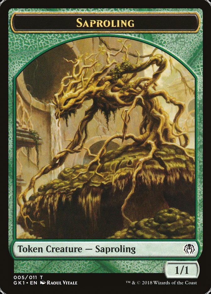 Saproling // Insect Double-Sided Token [Guilds of Ravnica Guild Kit Tokens] | Yard's Games Ltd