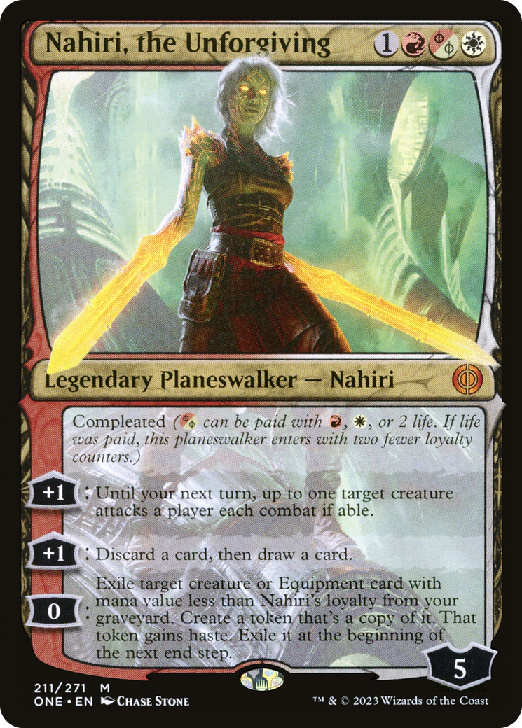 Nahiri, the Unforgiving [Phyrexia: All Will Be One] | Yard's Games Ltd