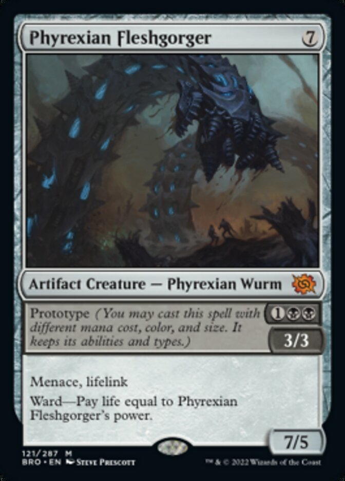 Phyrexian Fleshgorger (Promo Pack) [The Brothers' War Promos] | Yard's Games Ltd