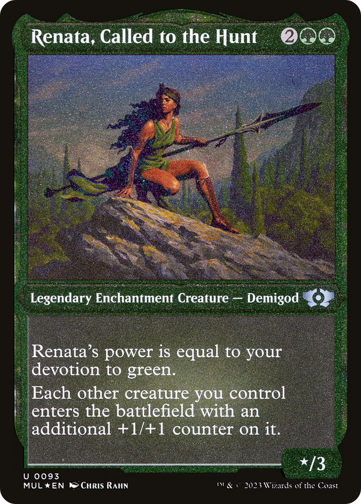 Renata, Called to the Hunt (Foil Etched) [Multiverse Legends] | Yard's Games Ltd