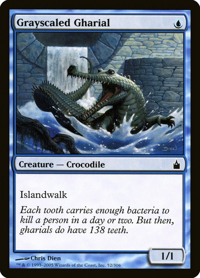 Grayscaled Gharial [Ravnica: City of Guilds] | Yard's Games Ltd
