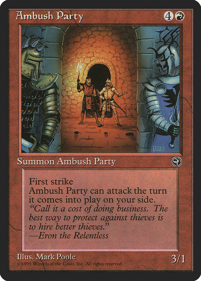 Ambush Party (Eron Flavor Text) [Homelands] | Yard's Games Ltd