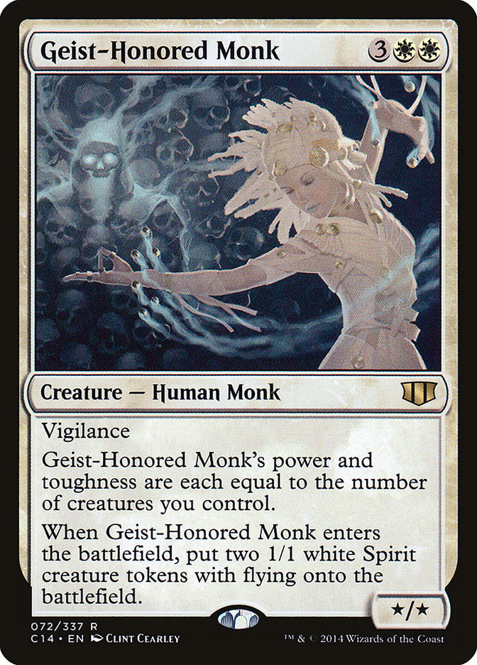 Geist-Honored Monk [Commander 2014] | Yard's Games Ltd