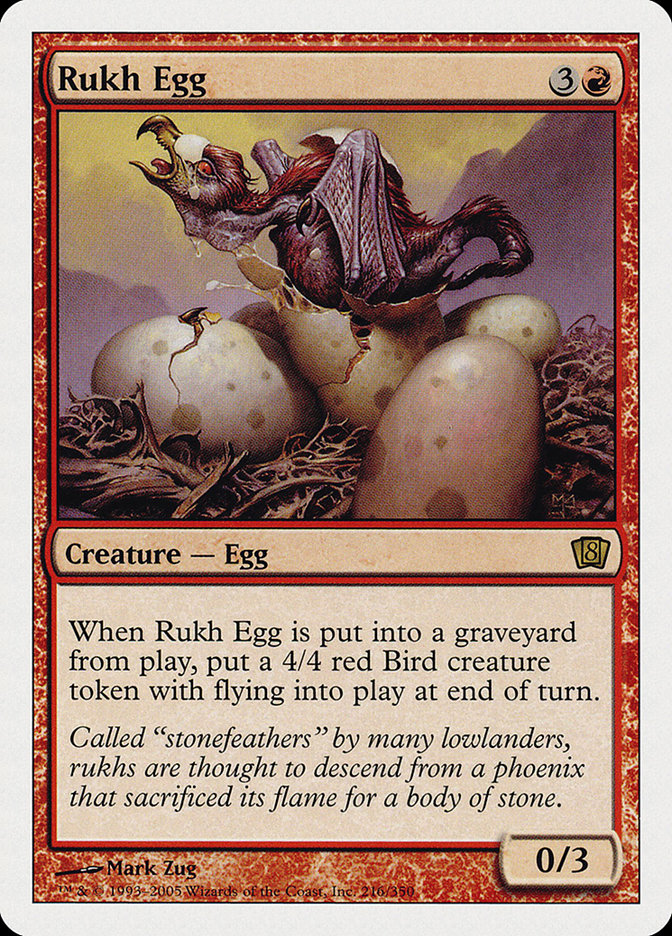 Rukh Egg [Eighth Edition] | Yard's Games Ltd