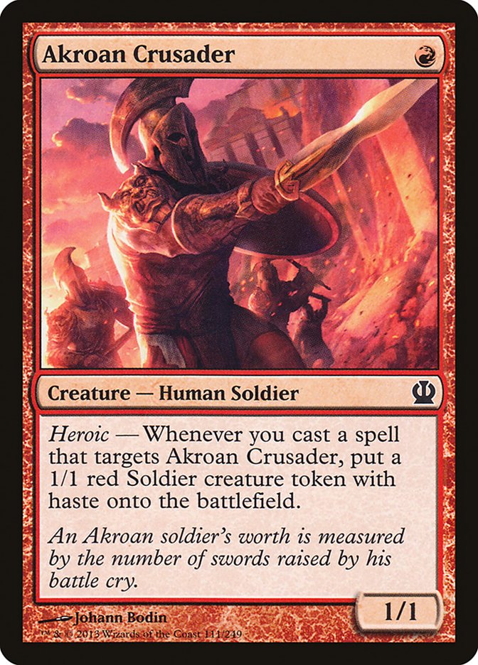 Akroan Crusader [Theros] | Yard's Games Ltd