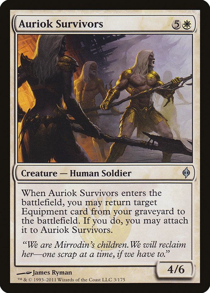 Auriok Survivors [New Phyrexia] | Yard's Games Ltd