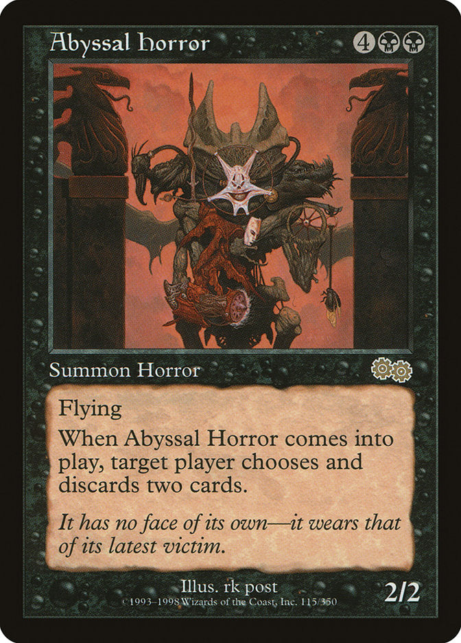 Abyssal Horror [Urza's Saga] | Yard's Games Ltd