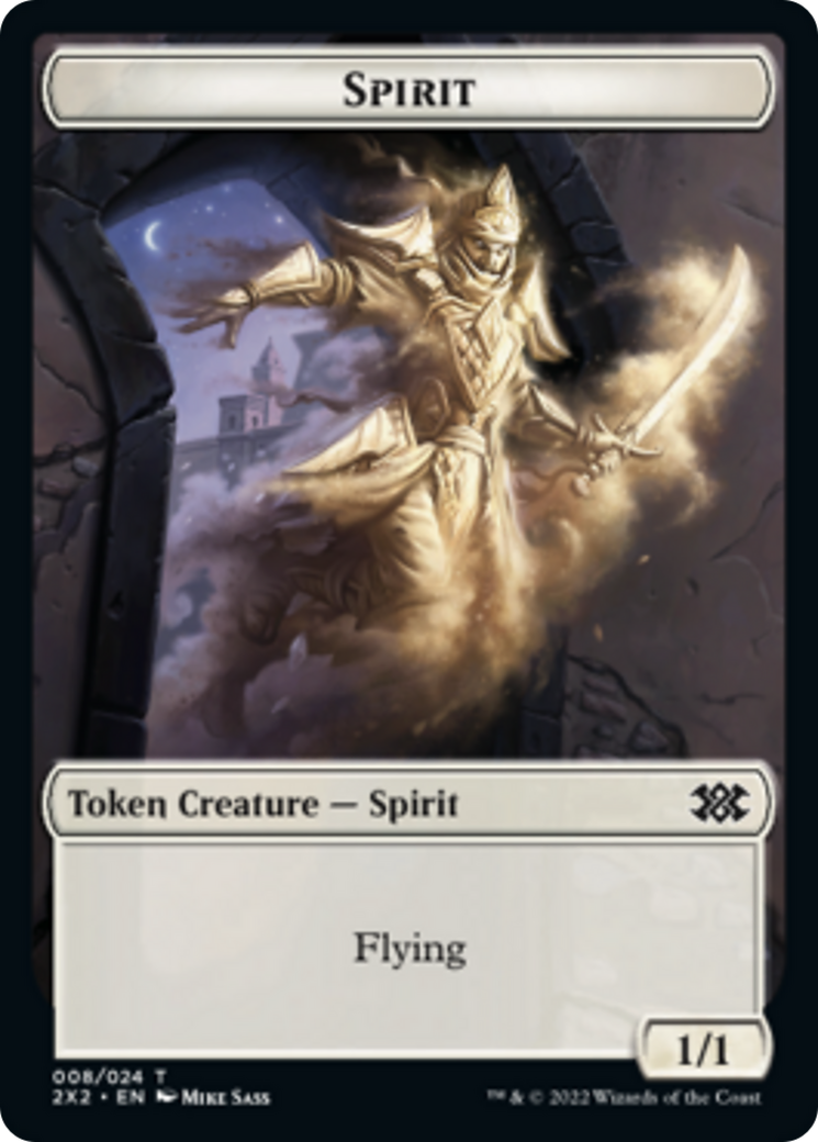 Faerie Rogue // Spirit (008) Double-Sided Token [Double Masters 2022 Tokens] | Yard's Games Ltd