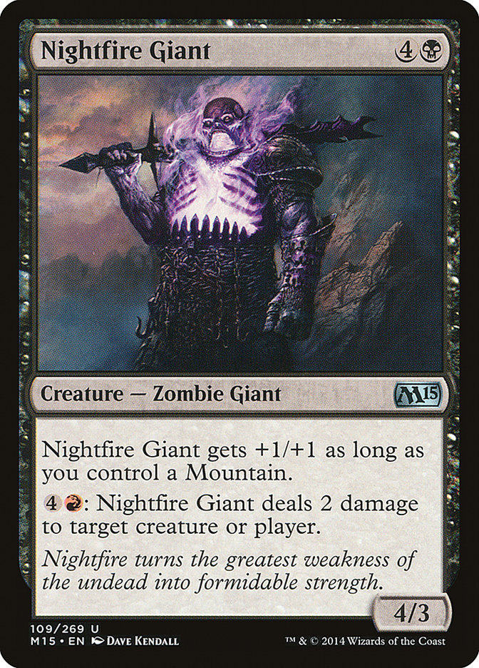 Nightfire Giant [Magic 2015] | Yard's Games Ltd