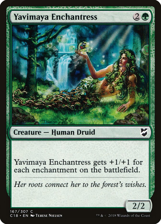 Yavimaya Enchantress [Commander 2018] | Yard's Games Ltd