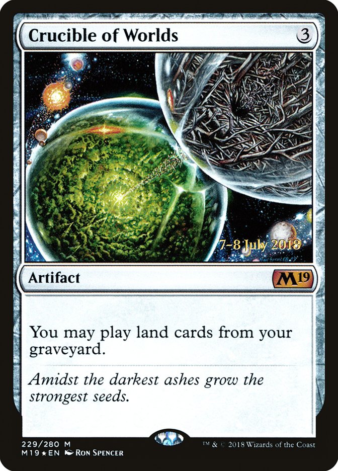 Crucible of Worlds [Core Set 2019 Prerelease Promos] | Yard's Games Ltd