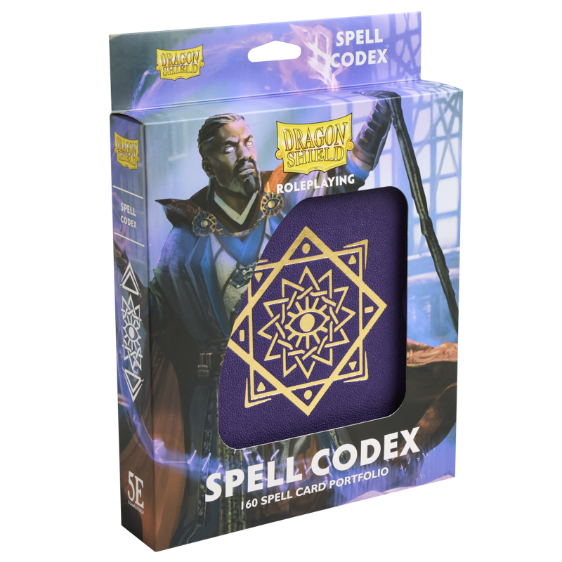 Dragon Shield: Spell Codex - Purple (160 Slots) | Yard's Games Ltd