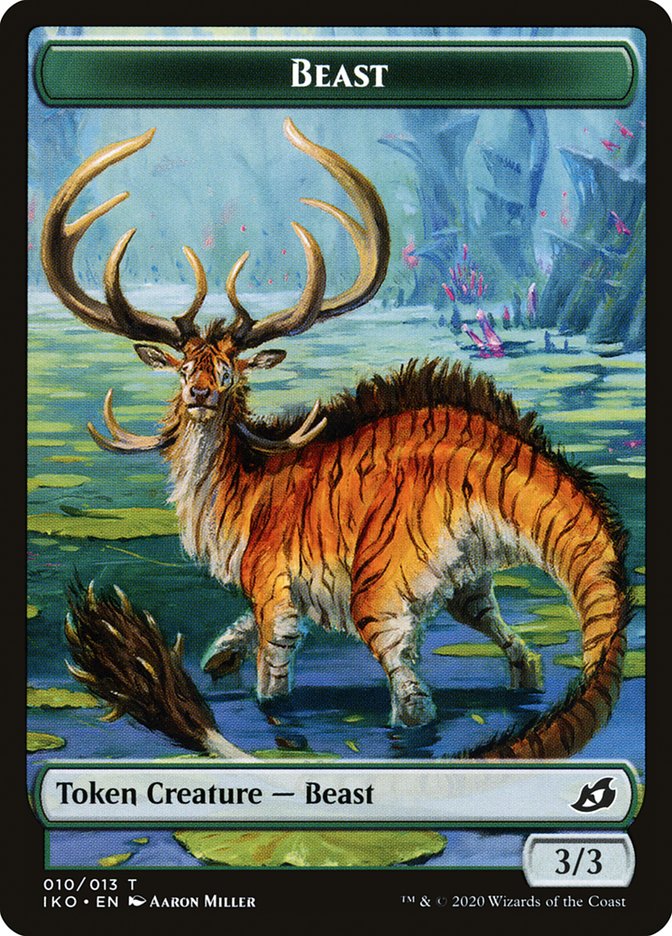 Beast Token [Ikoria: Lair of Behemoths Tokens] | Yard's Games Ltd