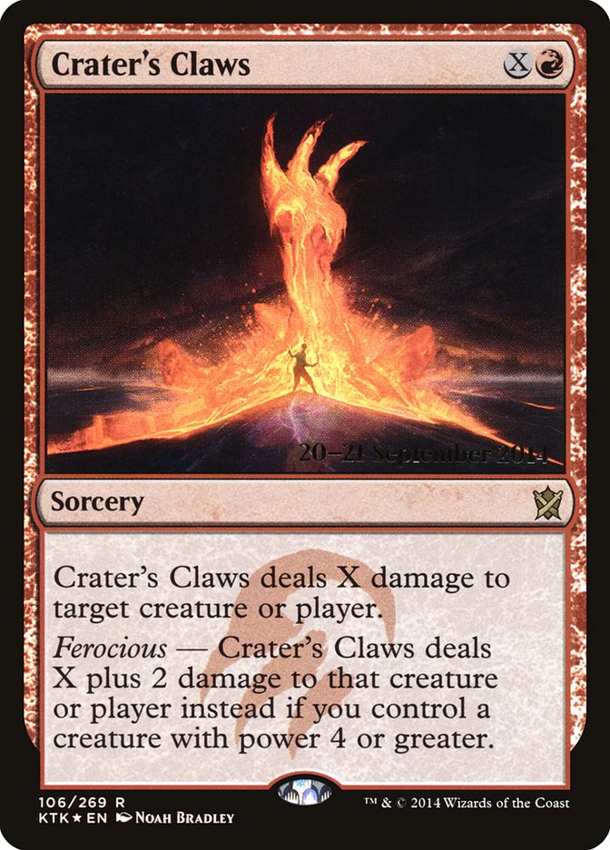 Crater's Claws [Khans of Tarkir Prerelease Promos] | Yard's Games Ltd