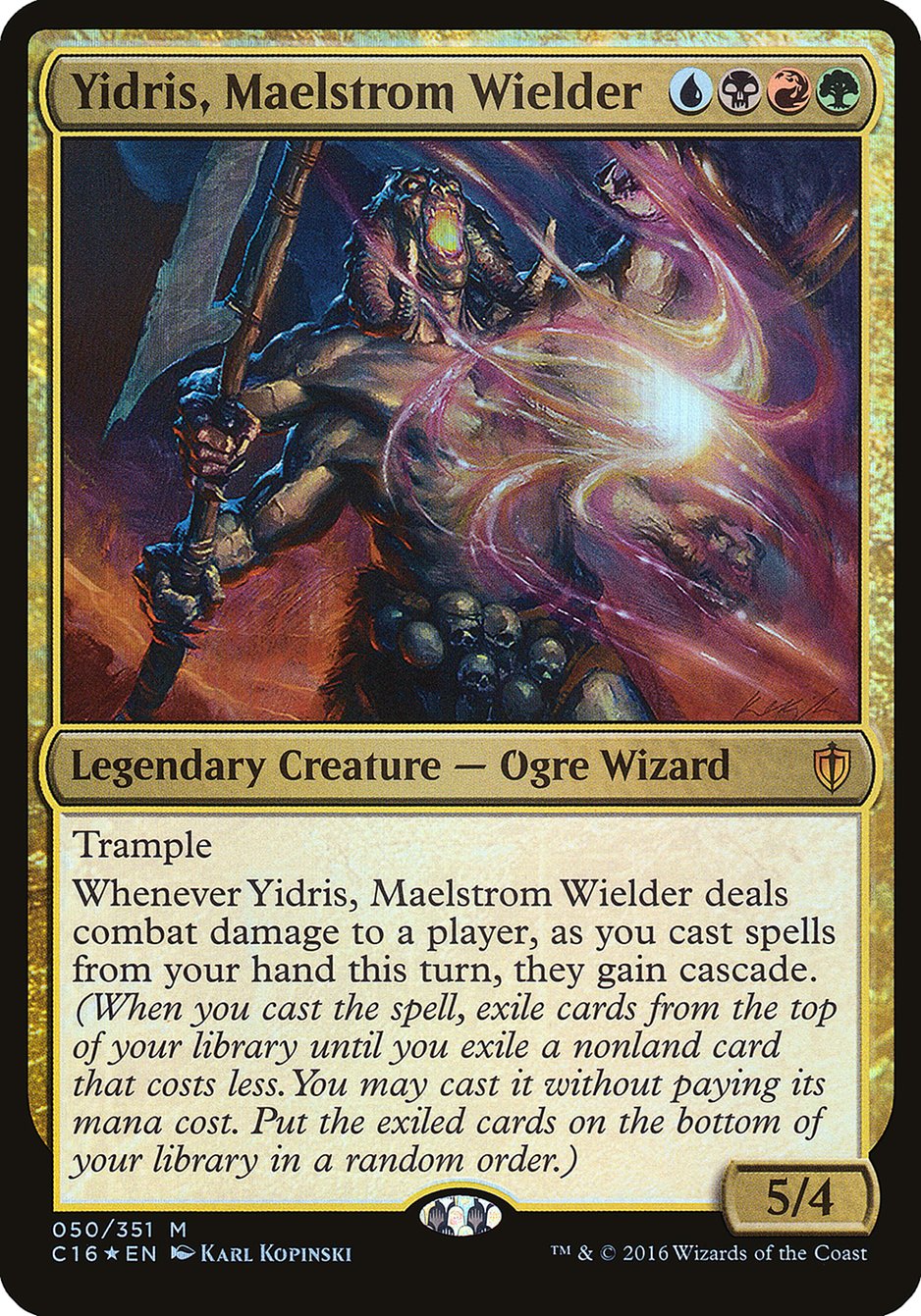 Yidris, Maelstrom Wielder (Oversized) [Commander 2016 Oversized] | Yard's Games Ltd