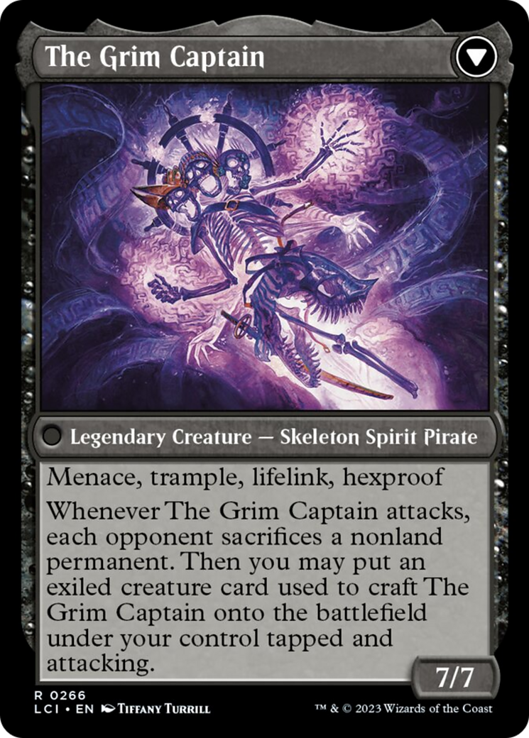 Throne of the Grim Captain // The Grim Captain [The Lost Caverns of Ixalan] | Yard's Games Ltd
