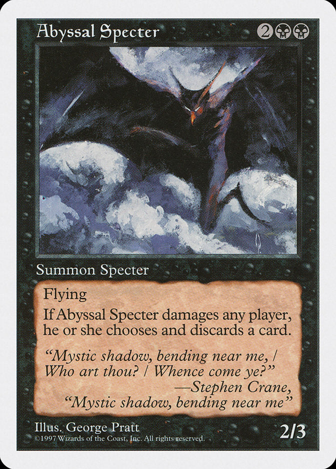 Abyssal Specter [Fifth Edition] | Yard's Games Ltd