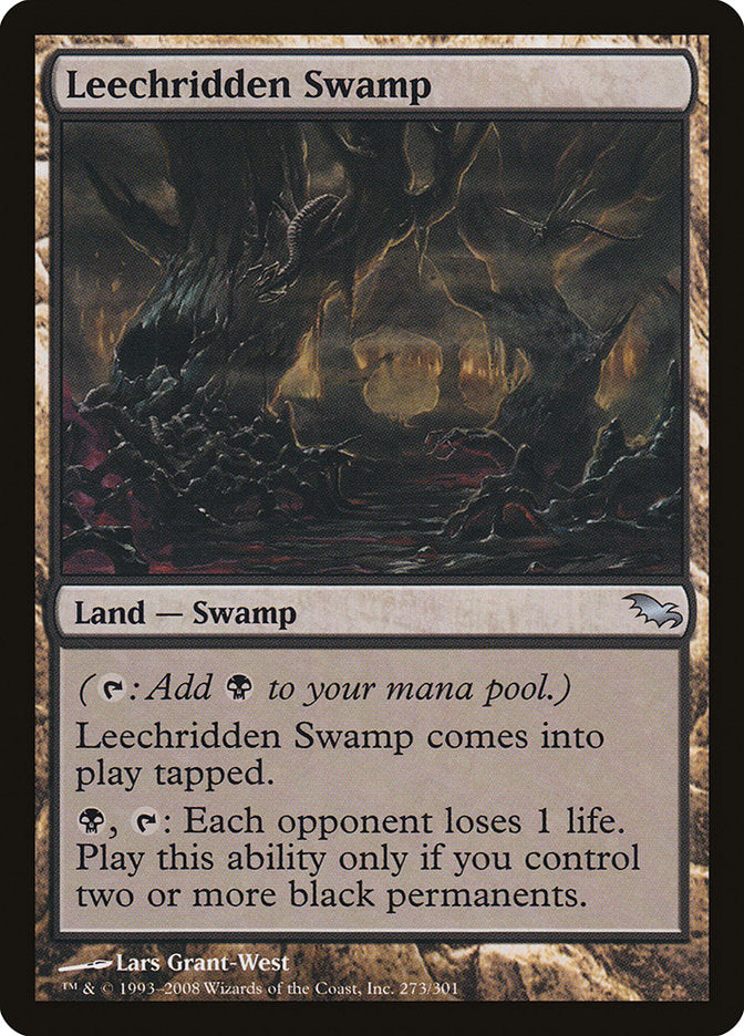 Leechridden Swamp [Shadowmoor] | Yard's Games Ltd