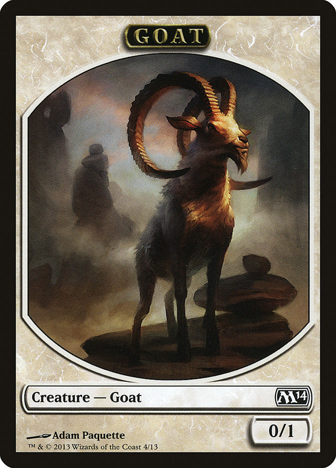 Goat Token [Magic 2014 Tokens] | Yard's Games Ltd