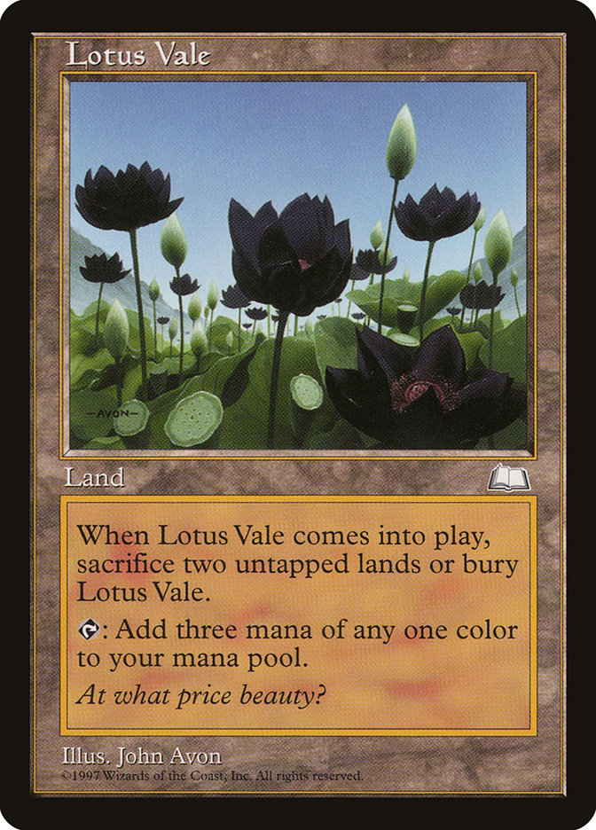 Lotus Vale [Weatherlight] | Yard's Games Ltd