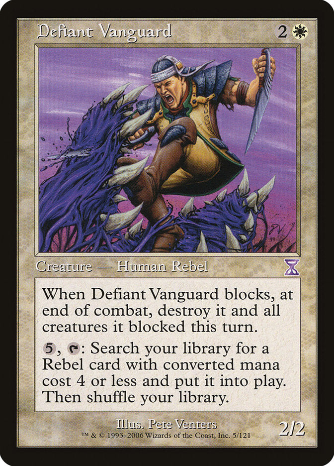 Defiant Vanguard [Time Spiral Timeshifted] | Yard's Games Ltd