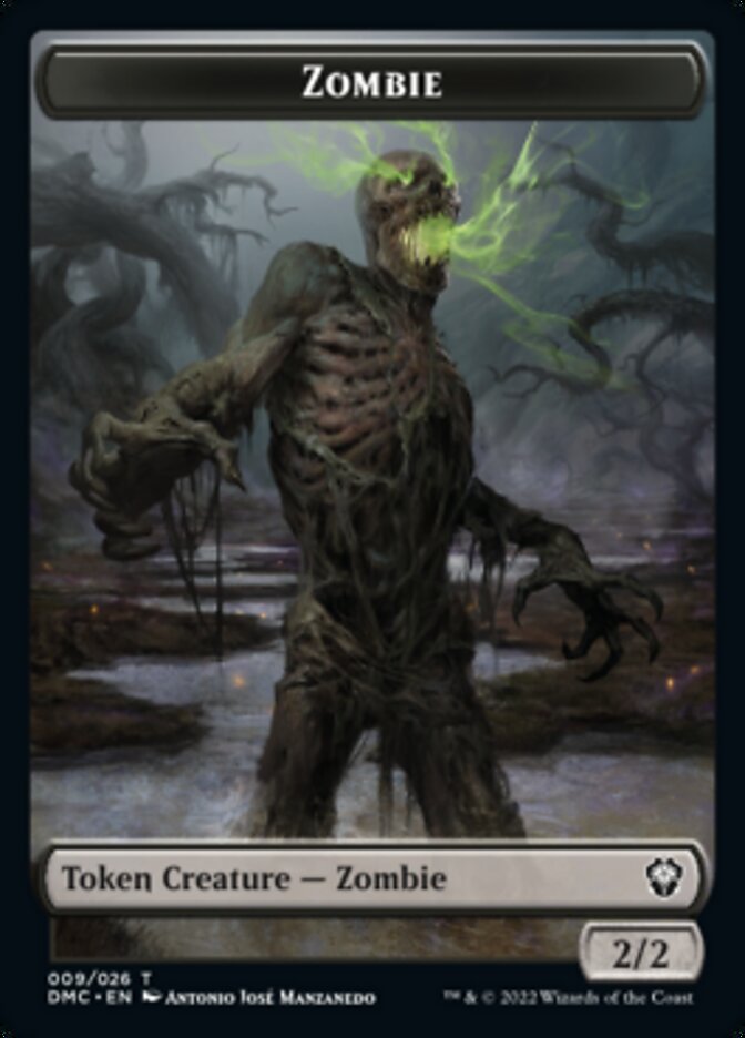 Zombie Token [Dominaria United Commander Tokens] | Yard's Games Ltd