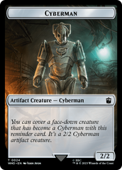 Copy // Cyberman Double-Sided Token [Doctor Who Tokens] | Yard's Games Ltd