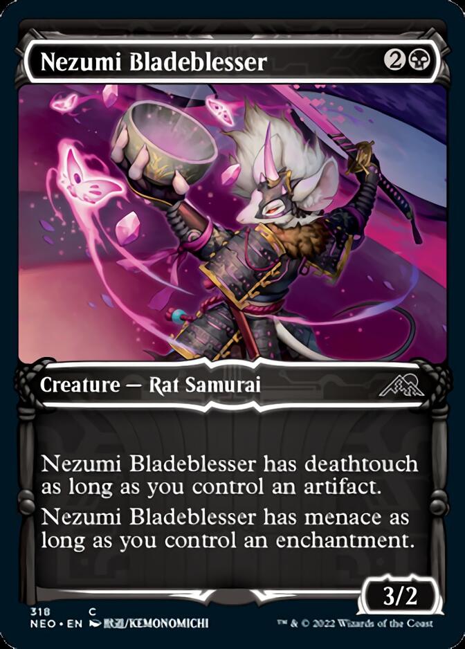 Nezumi Bladeblesser (Showcase Samurai) [Kamigawa: Neon Dynasty] | Yard's Games Ltd