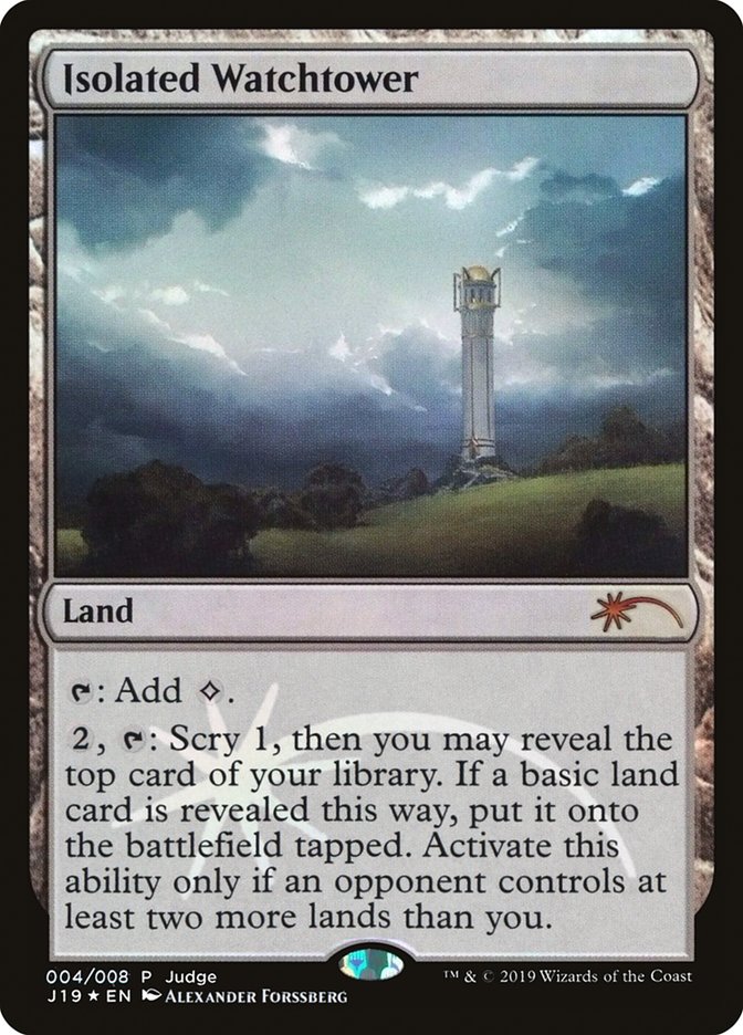 Isolated Watchtower [Judge Gift Cards 2019] | Yard's Games Ltd