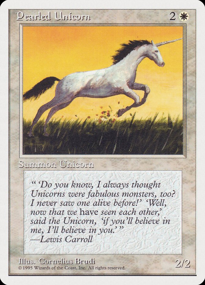 Pearled Unicorn [Rivals Quick Start Set] | Yard's Games Ltd