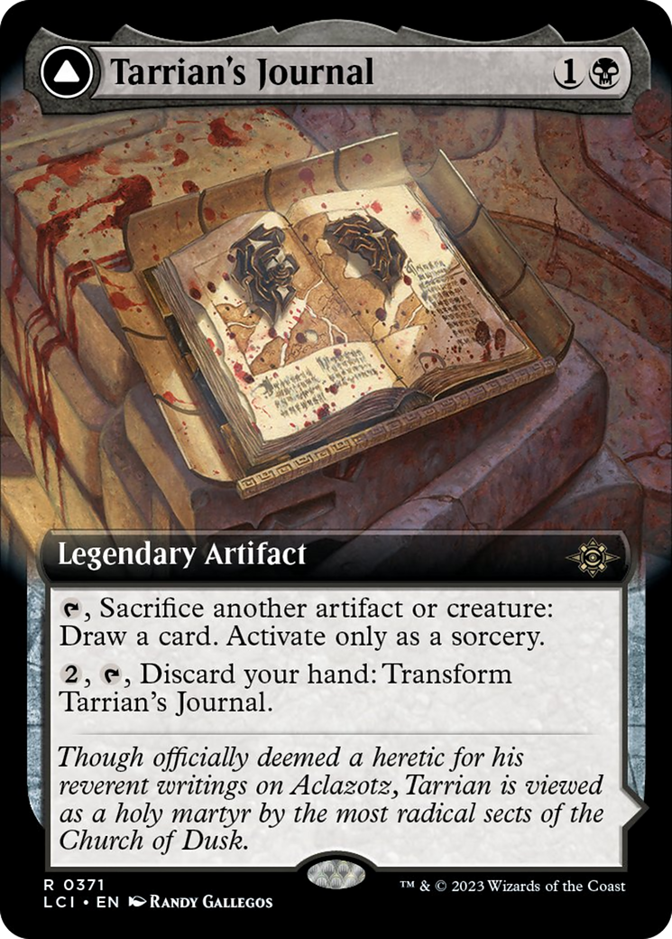 Tarrian's Journal // The Tomb of Aclazotz (Extended Art) [The Lost Caverns of Ixalan] | Yard's Games Ltd