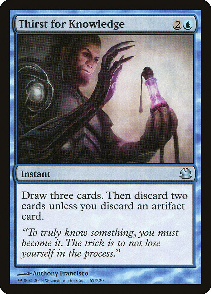 Thirst for Knowledge [Modern Masters] | Yard's Games Ltd