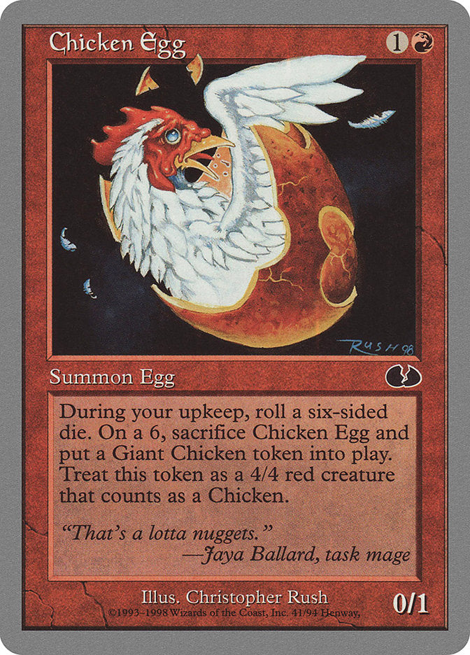 Chicken Egg [Unglued] | Yard's Games Ltd