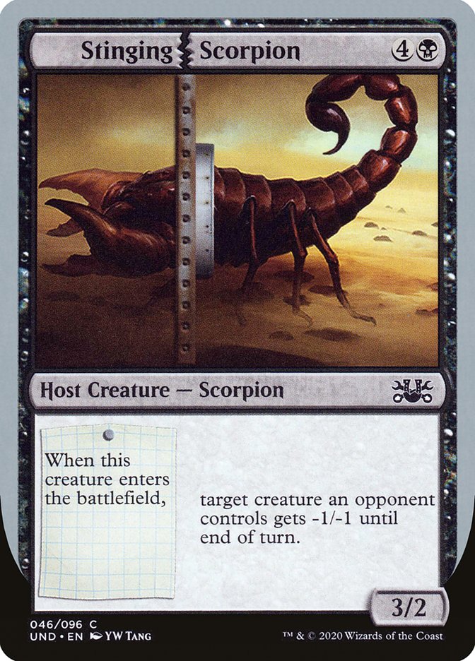 Stinging Scorpion [Unsanctioned] | Yard's Games Ltd