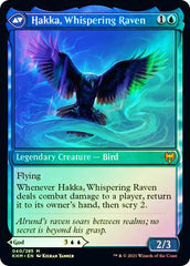 Alrund, God of the Cosmos // Hakka, Whispering Raven [Kaldheim Prerelease Promos] | Yard's Games Ltd