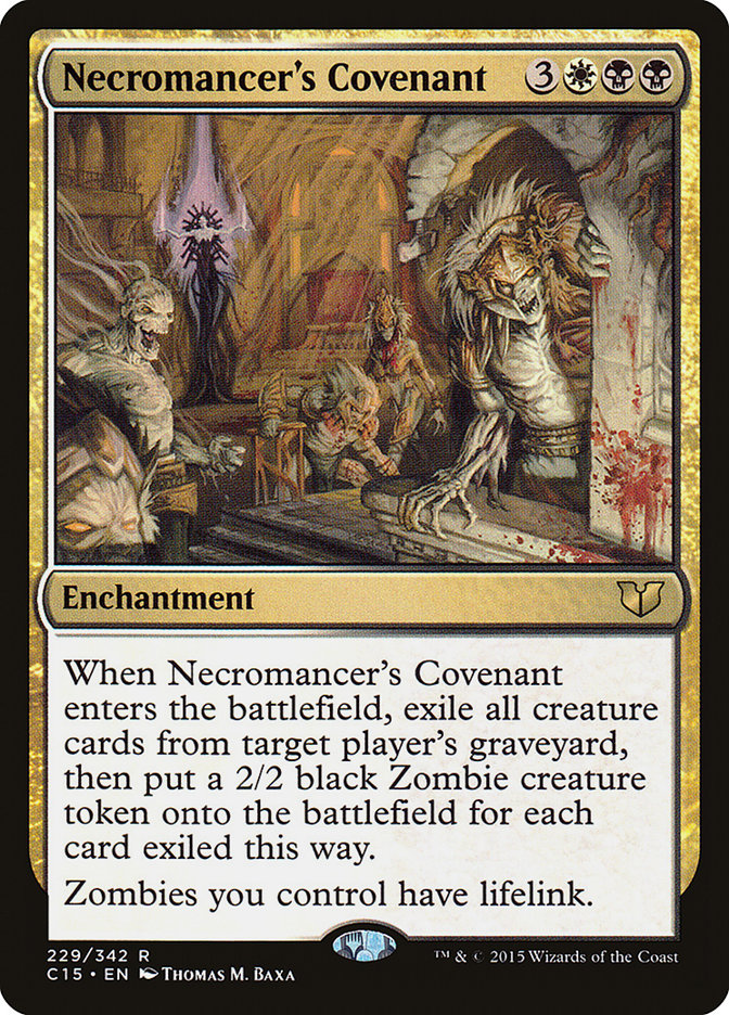 Necromancer's Covenant [Commander 2015] | Yard's Games Ltd