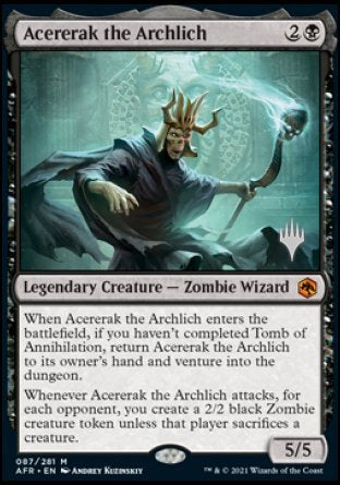 Acererak the Archlich (Promo Pack) [Dungeons & Dragons: Adventures in the Forgotten Realms Promos] | Yard's Games Ltd