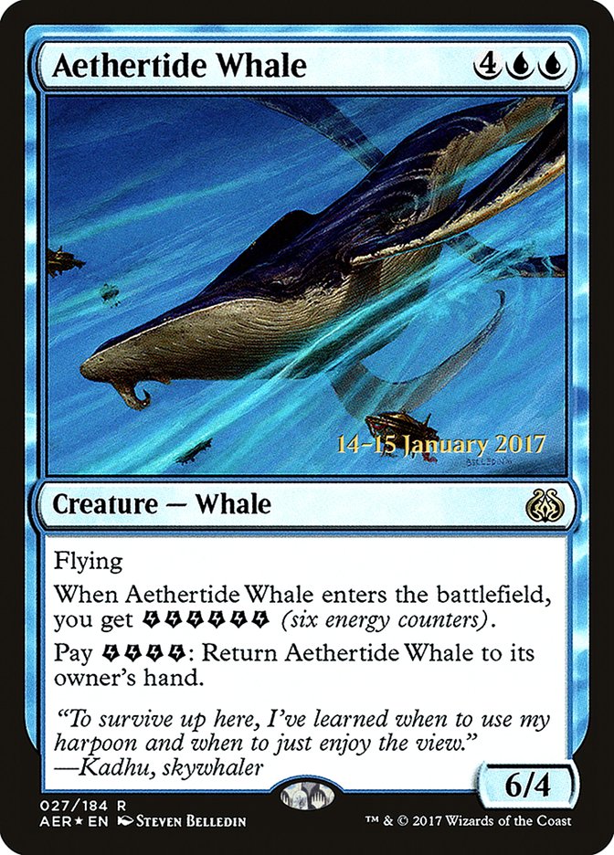 Aethertide Whale [Aether Revolt Prerelease Promos] | Yard's Games Ltd