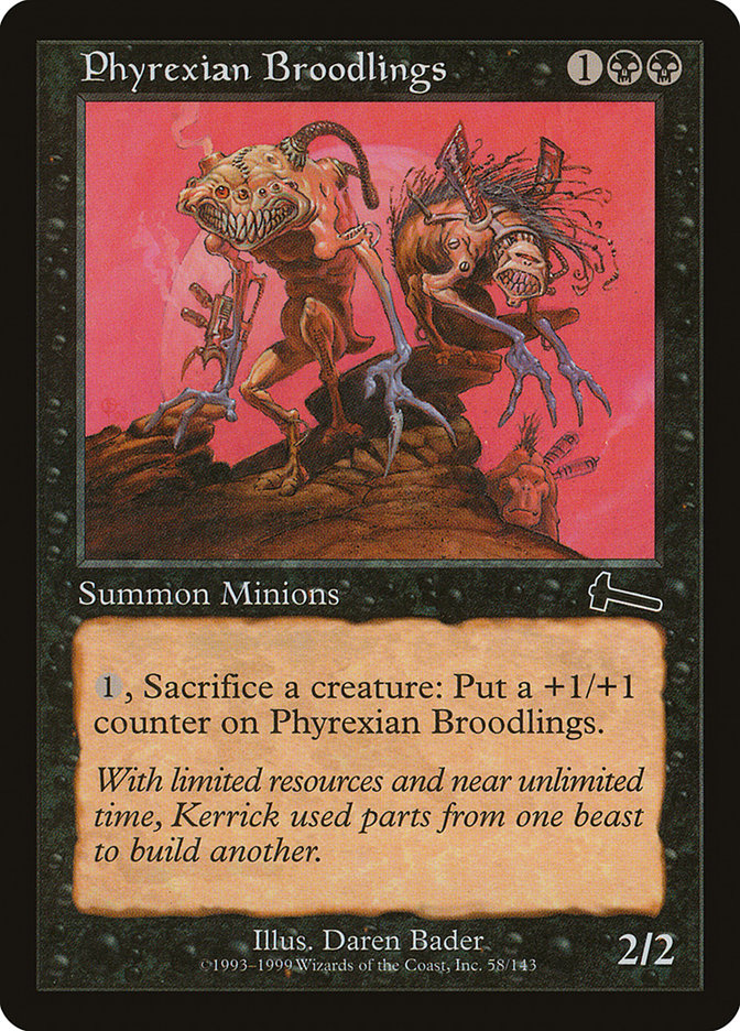 Phyrexian Broodlings [Urza's Legacy] | Yard's Games Ltd