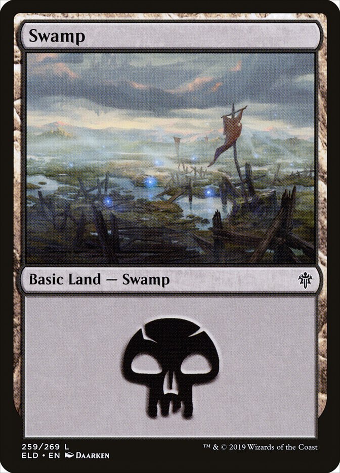 Swamp (259) [Throne of Eldraine] | Yard's Games Ltd