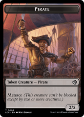 City's Blessing // Pirate (0005) Double-Sided Token [The Lost Caverns of Ixalan Commander Tokens] | Yard's Games Ltd