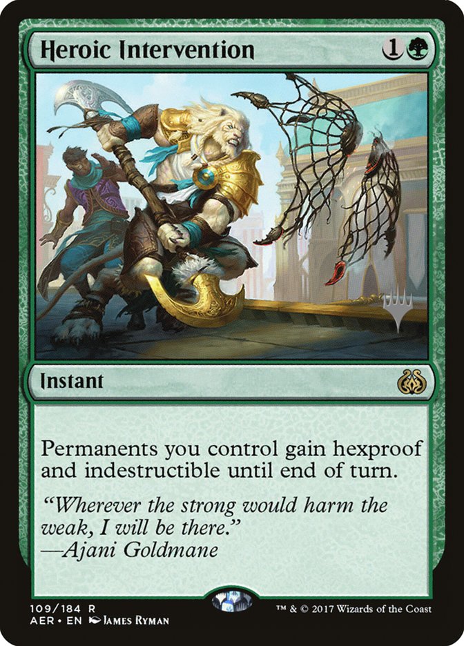 Heroic Intervention (Promo Pack) [Aether Revolt Promos] | Yard's Games Ltd