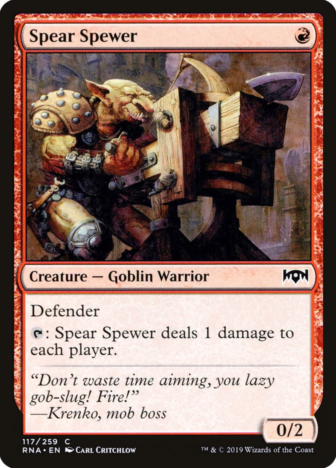 Spear Spewer [Ravnica Allegiance] | Yard's Games Ltd