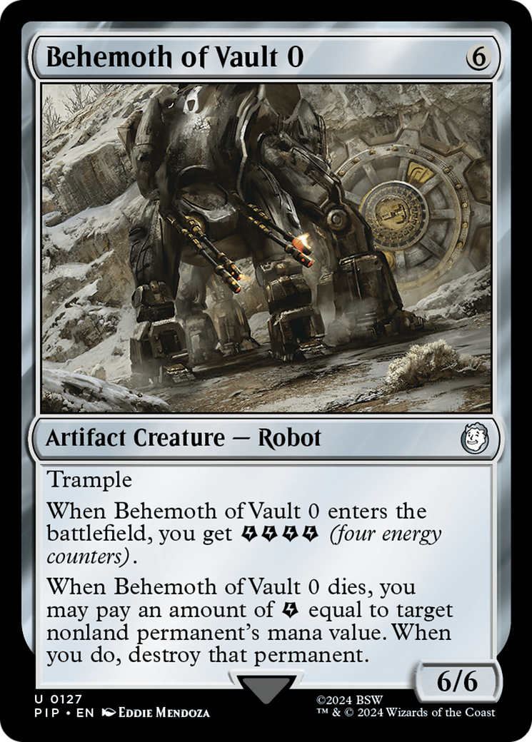 Behemoth of Vault 0 [Fallout] | Yard's Games Ltd