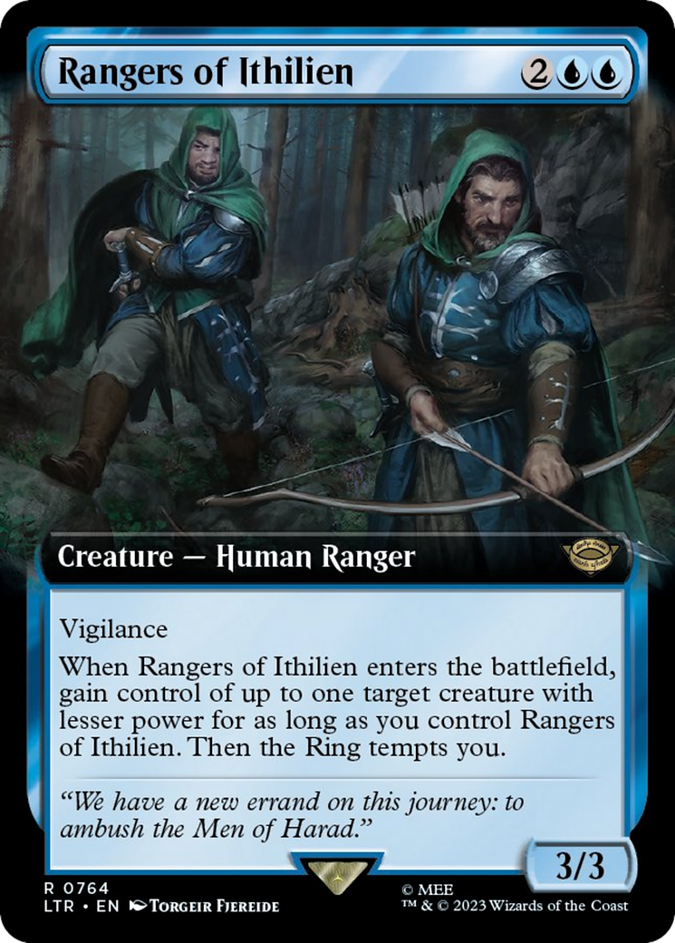 Rangers of Ithilien (Extended Art) (Surge Foil) [The Lord of the Rings: Tales of Middle-Earth] | Yard's Games Ltd