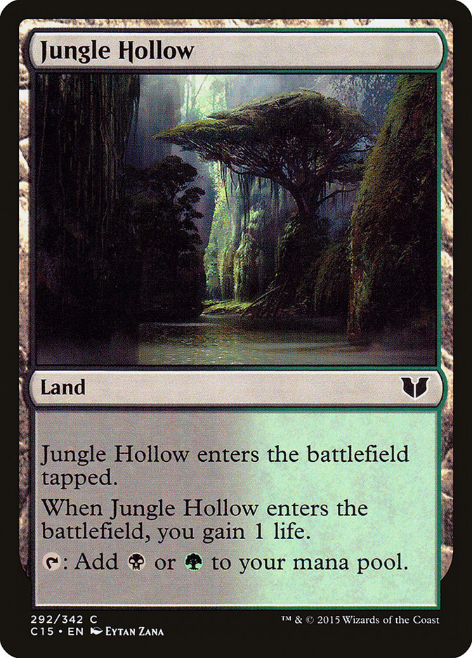 Jungle Hollow [Commander 2015] | Yard's Games Ltd