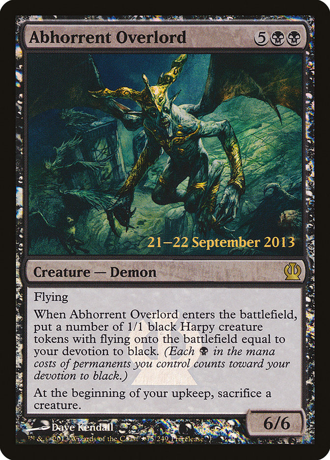 Abhorrent Overlord [Theros Prerelease Promos] | Yard's Games Ltd